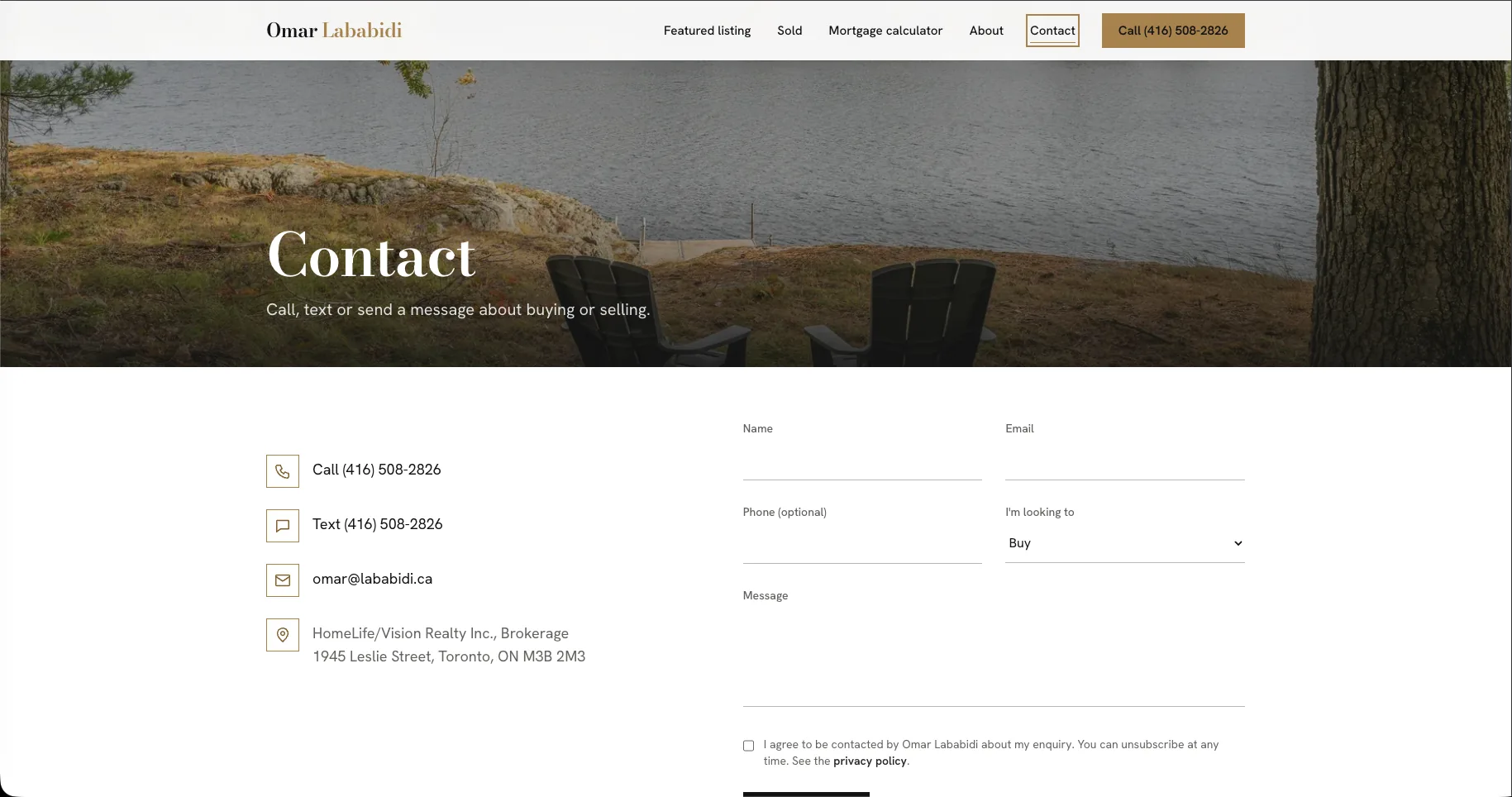Lababidi contact page